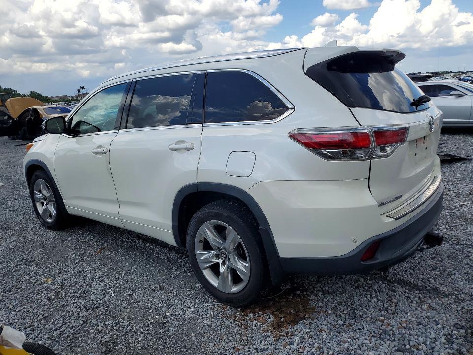 2016 Toyota Highlander VIN 5TDDKRFH1GS308041 COPART salvage auction — FRONT END, Fl - Cert Of Title Slvg Rebuildable, sold $3,750 on 2026-07-24 (photo 2)