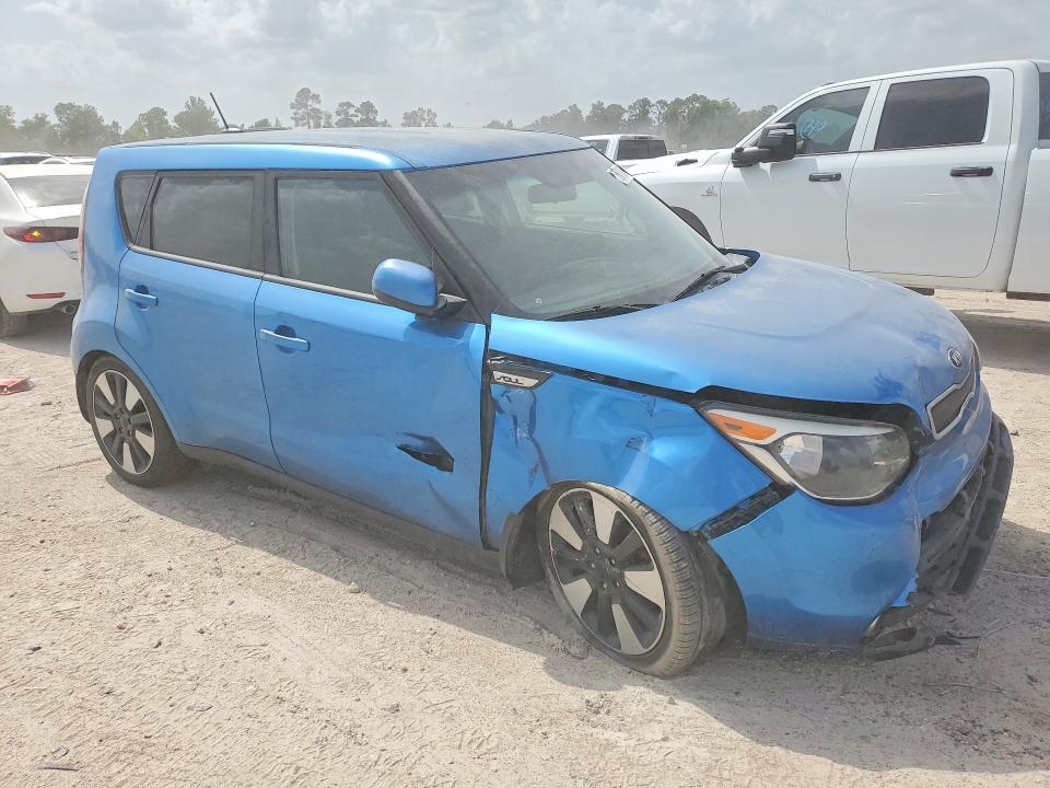2016 Kia Soul VIN KNDJP3A58G7315190 COPART salvage auction — FRONT END, Tx - Salvage Vehicle Title, sold $725 on 2026-07-24 (photo 4)