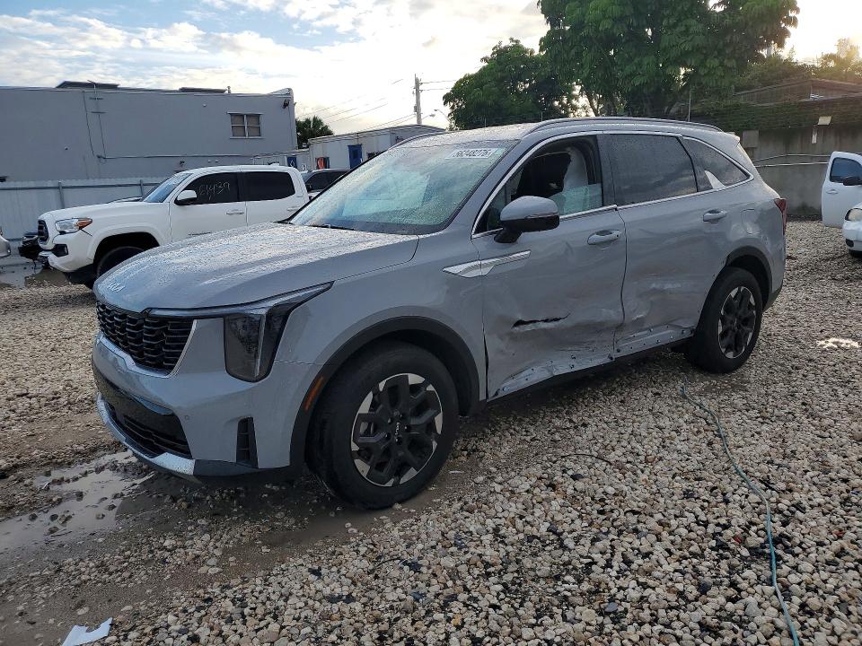 2025 Kia Sorento VIN 5XYRL4JC0SG378363 — COPART salvage auction photo