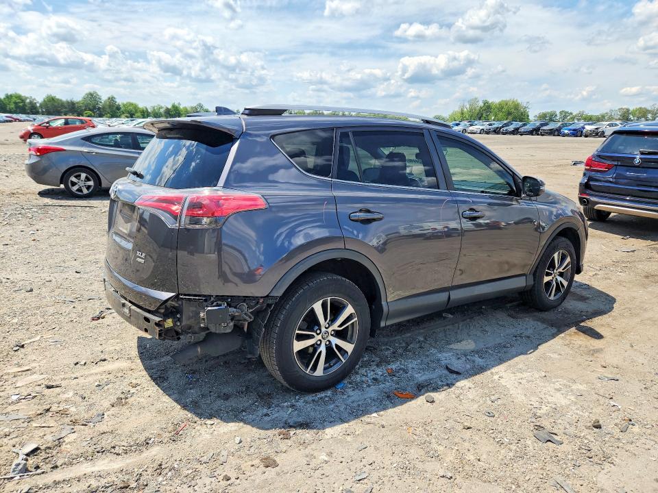 2018 Toyota Rav 4 VIN JTMRFREVXJJ720576 COPART salvage auction — REAR END, Va - Cert Of Title - Salvage, sold $1,100 on 2026-07-29 (photo 3)