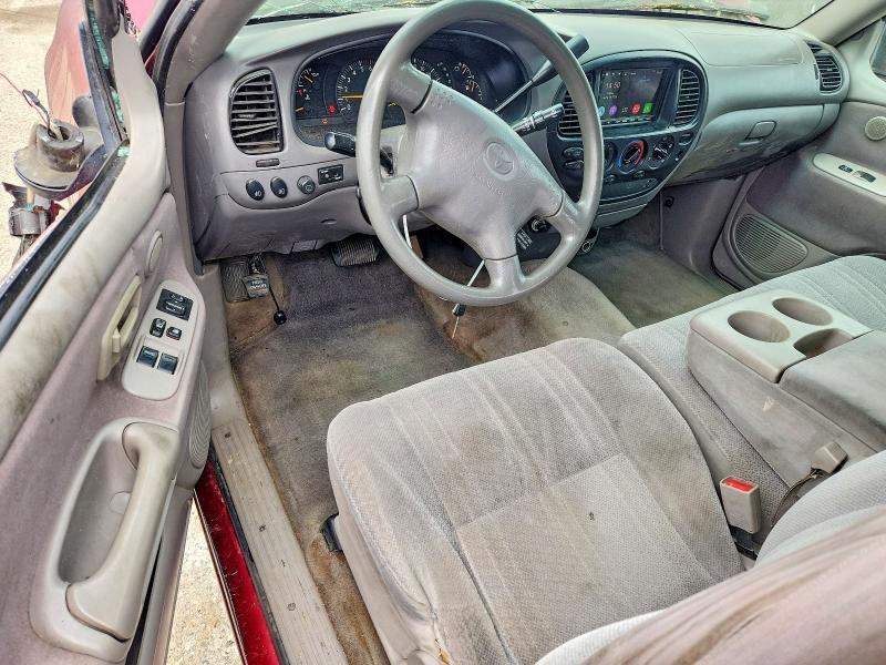 2001 Toyota Tundra VIN 5TBRT34131S168046 COPART salvage auction — ROOF, Ca - Salvage Certificate, sold $1,000 on 2026-07-28 (photo 8)
