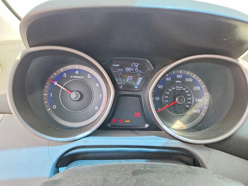 2013 Hyundai Elantra VIN KMHDH4AE7DU836216 COPART salvage auction — FRONT END, Ca - Salvage Certificate, sold $1,300 on 2026-07-06 (photo 9)