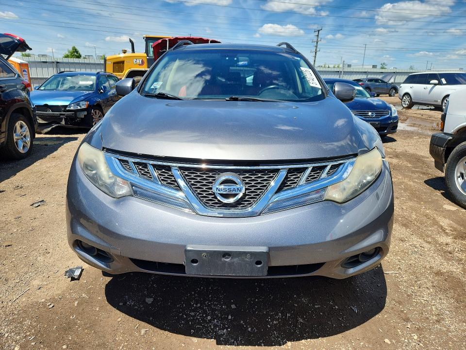 2013 Nissan Murano VIN JN8AZ1MW0DW312132 COPART salvage auction — ALL OVER, Il - Salvage Certificate, sold $525 on 2026-07-21 (photo 5)