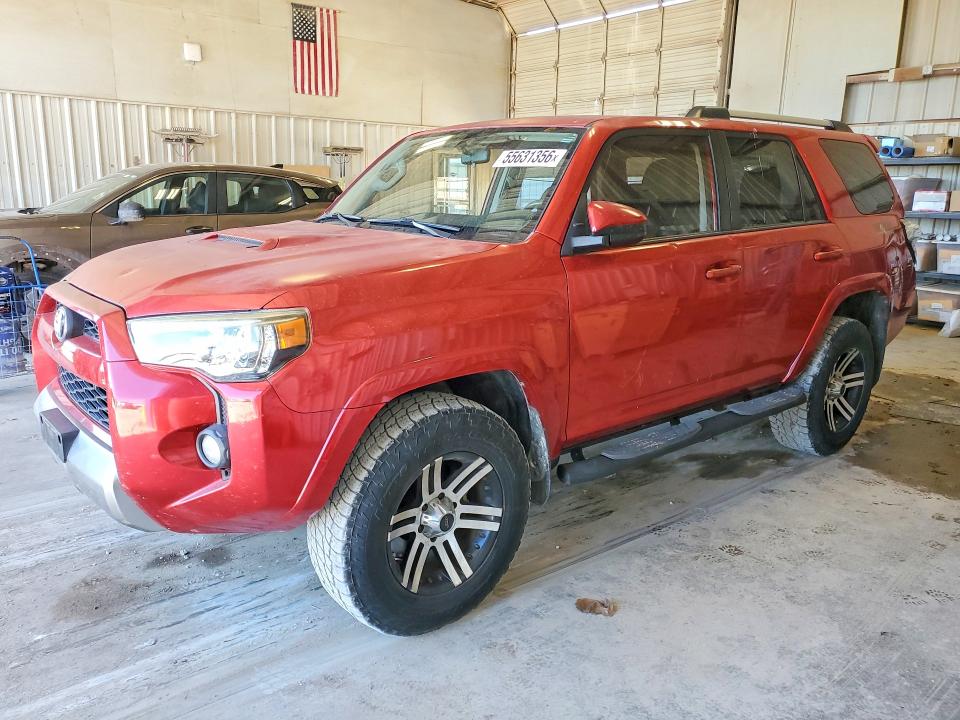 2015 Toyota 4runner VIN JTEBU5JR0F5204893 COPART salvage auction — HAIL, Tx - Certificate Of Title, sold $13,900 on 2026-07-24 (photo 1)