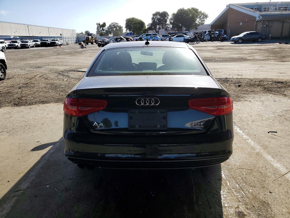 2015 Audi A4 VIN WAUBFAFL4FN027516 COPART salvage auction — FRONT END, Ca - Salvage Certificate, sold $1,050 on 2026-07-02 (photo 6)