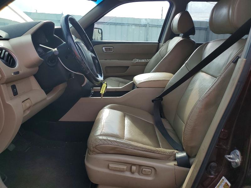 2010 Honda Pilot VIN 5FNYF4H60AB007843 COPART salvage auction — FRONT END, Fl - Cert Of Title Slvg Rebuildable, sold $950 on 2026-07-06 (photo 7)