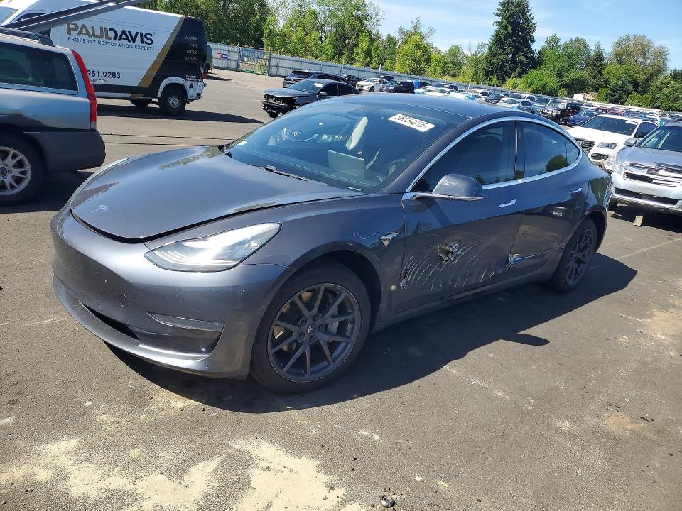 2019 Tesla VIN 5YJ3E1EB3KF210482 COPART salvage auction — SIDE, Or - Salvage Title Certificate, sold $125 on 2026-07-29 (photo 1)