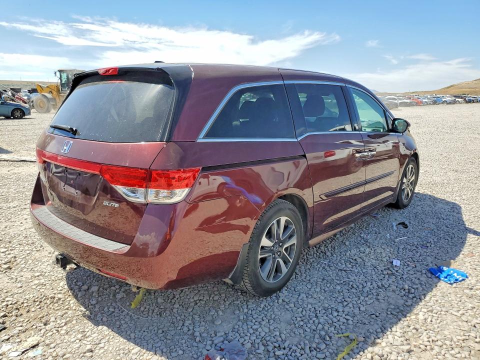 2016 Honda Odyssey VIN 5FNRL5H94GB079456 COPART salvage auction — FRONT END, Ut - Salvage Certificate, sold $3,150 on 2026-07-24 (photo 3)