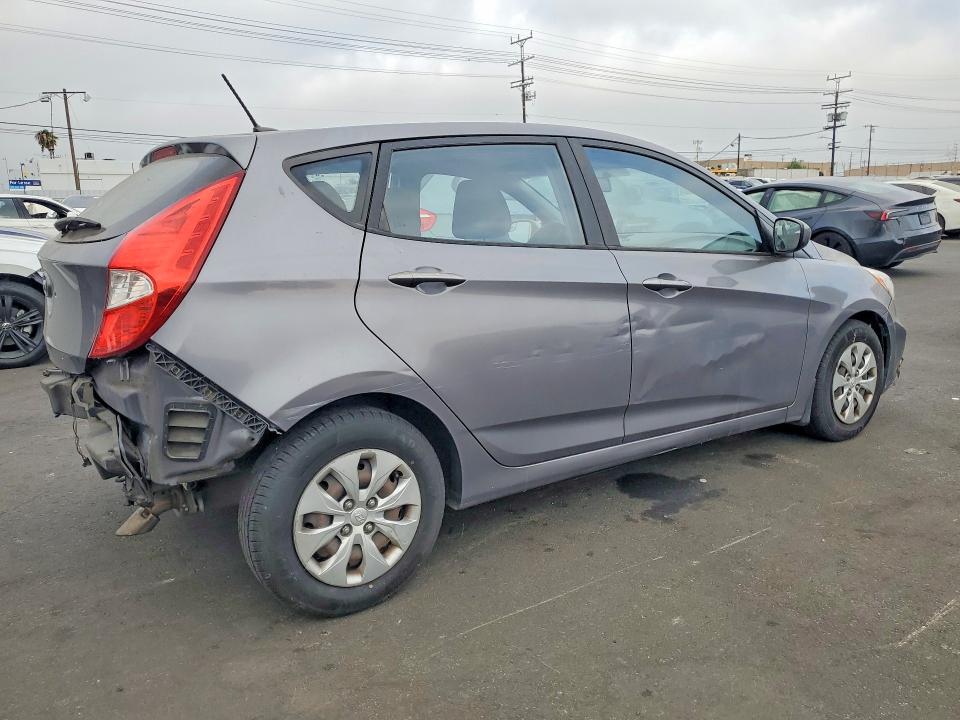 2016 Hyundai VIN KMHCT5AE7GU239247 COPART salvage auction — REAR END, Ca - Salvage Certificate, sold $825 on 2026-07-06 (photo 3)