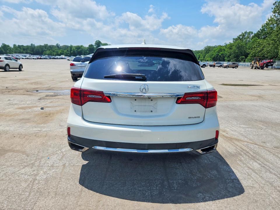 2017 Acura Mdx VIN 5FRYD4H39HB029411 COPART salvage auction — FRONT END, Oh - Cert Of Title-Salvage, sold $100 on 2026-07-23 (photo 6)