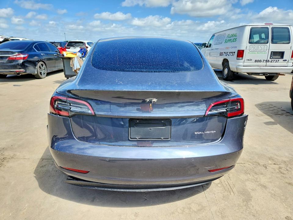 2022 Tesla VIN 5YJ3E1EB5NF246453 COPART salvage auction — FRONT END, Tx - Salvage Vehicle Title, sold $7,700 on 2026-07-09 (photo 6)