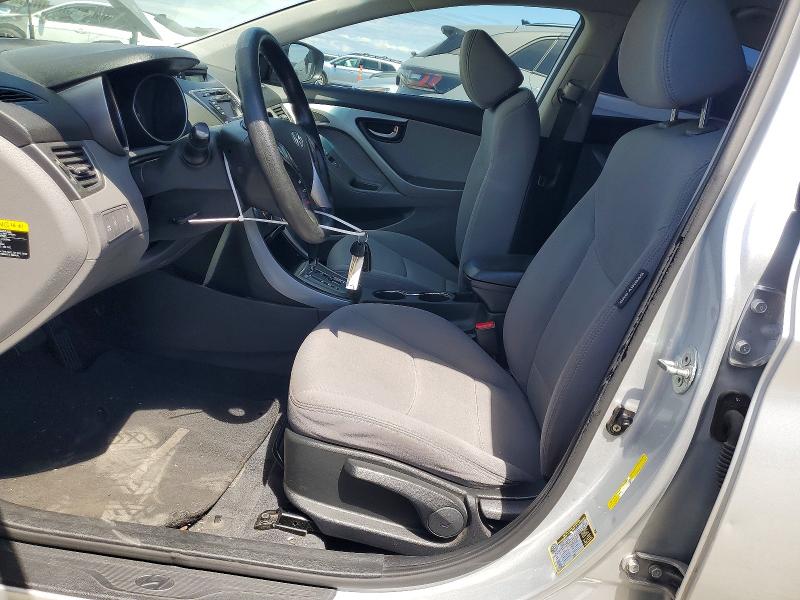 2013 Hyundai Elantra VIN KMHDH4AE4DU955907 COPART salvage auction — REAR END, Ca - Salvage Certificate, sold $1,300 on 2026-07-07 (photo 7)