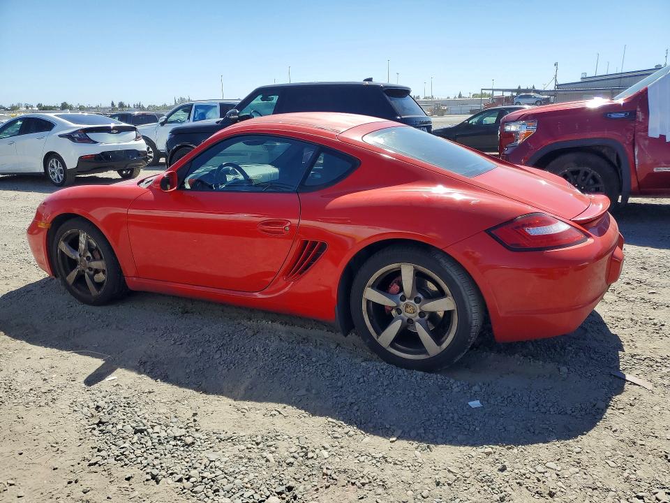 2007 Porsche Cayman VIN WP0AB29877U781671 COPART salvage auction — NORMAL WEAR, Fl - Dis/Dlr/Exp Only Clean Title, sold $7,800 on 2026-07-28 (photo 2)