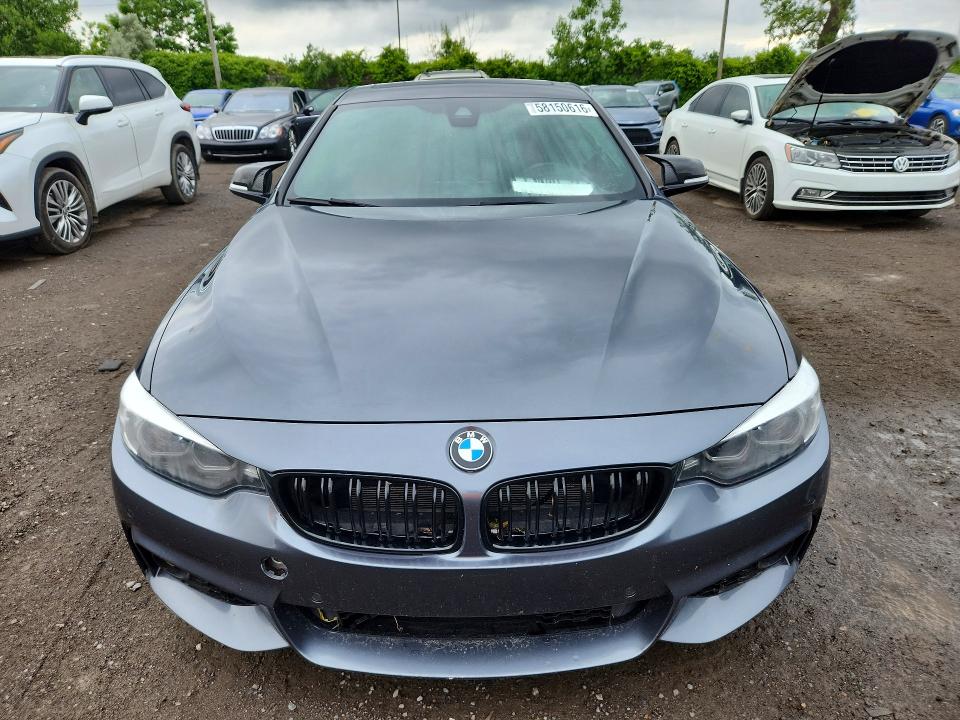 2019 BMW 4 series VIN WBA4W5C52KAE49536 COPART salvage auction — WATER/FLOOD, Qc - Irrecuperable, sold $1,300 on 2026-07-28 (photo 5)