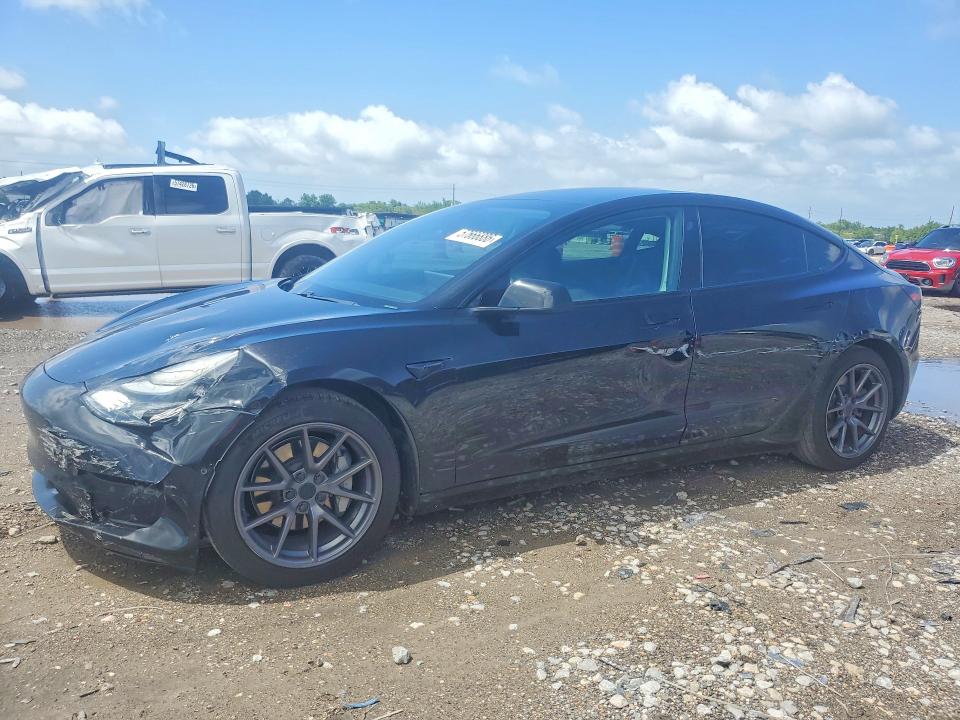 2021 Tesla Model 3 VIN 5YJ3E1EA3MF851402 COPART salvage auction — FRONT END, Tx - Salvage Vehicle Title, sold $3,450 on 2026-07-30 (photo 1)
