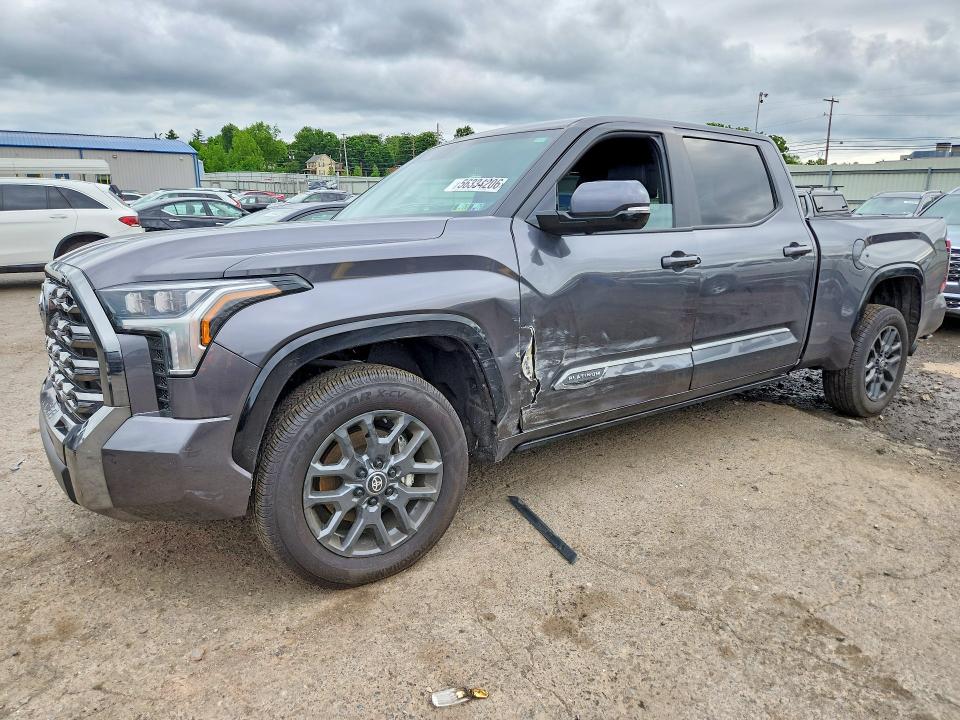 2025 Toyota Tundra VIN 5TFNA5EC0SX042598 COPART salvage auction — SIDE, Pa - Certificate Of Salvage, sold $37,750 on 2026-07-02 (photo 1)