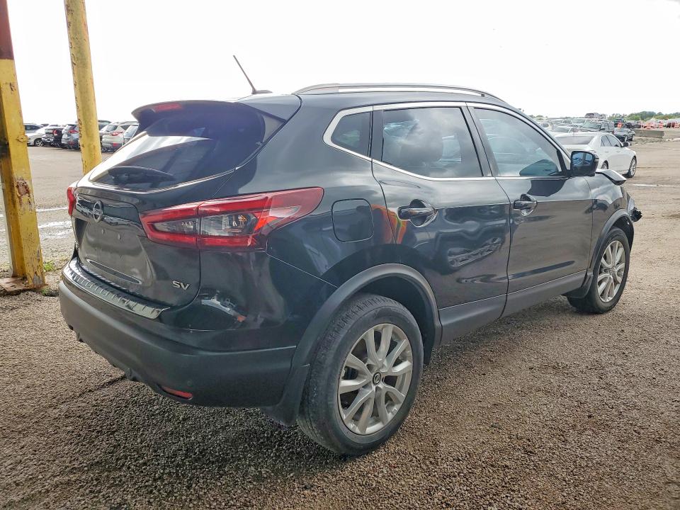 2021 Nissan Rogue sport VIN JN1BJ1BVXMW566421 COPART salvage auction — FRONT END, TX - CERTIFICATE OF TITLE, sold $2,200 on 2026-07-14 (photo 3)