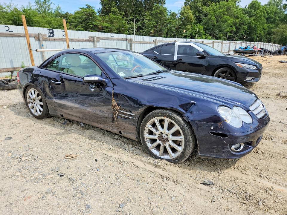 2007 Mercedes-benz Sl-klasse VIN WDBSK71F07F125956 COPART salvage auction — FRONT END, Md - Cert Of Salvage > 75% Damage, sold $300 on 2026-07-21 (photo 4)