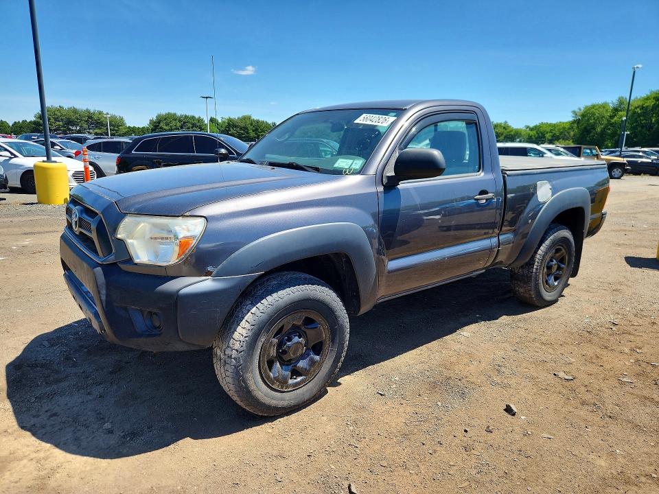 2012 Toyota Tacoma VIN 5TFPX4EN9CX008325 COPART salvage auction — FRONT END, Ny - Certificate Of Title (P), sold $6,400 on 2026-07-30 (photo 1)