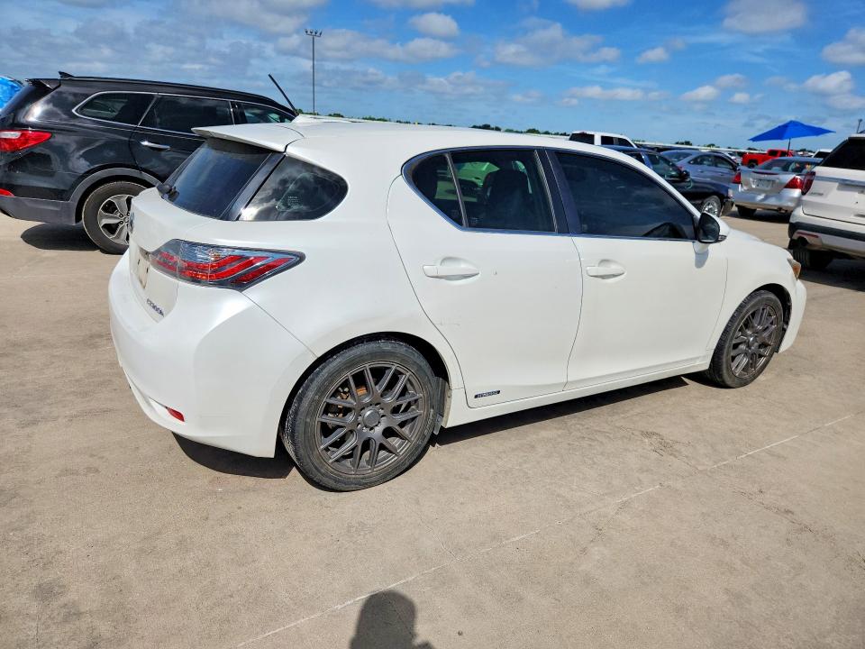 2013 Lexus Ct VIN JTHKD5BH6D2127258 COPART salvage auction — HAIL, Tx - Certificate Of Title, sold $4,300 on 2026-07-20 (photo 3)