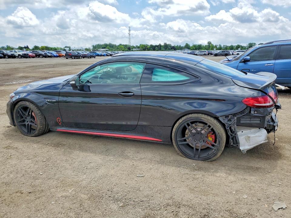 2018 Mercedes-benz C-klasse amg VIN WDDWJ8HB7JF638536 COPART salvage auction — SIDE, On - Permit No Brand - Unfit, sold $21,750 on 2026-07-23 (photo 2)