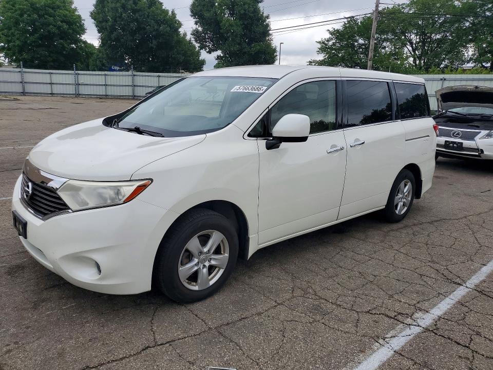2015 Nissan Quest VIN JN8AE2KP0F9122748 COPART salvage auction — MINOR DENT/SCRATCHES, Oh - Certificate Of Title, sold $900 on 2026-07-06 (photo 1)