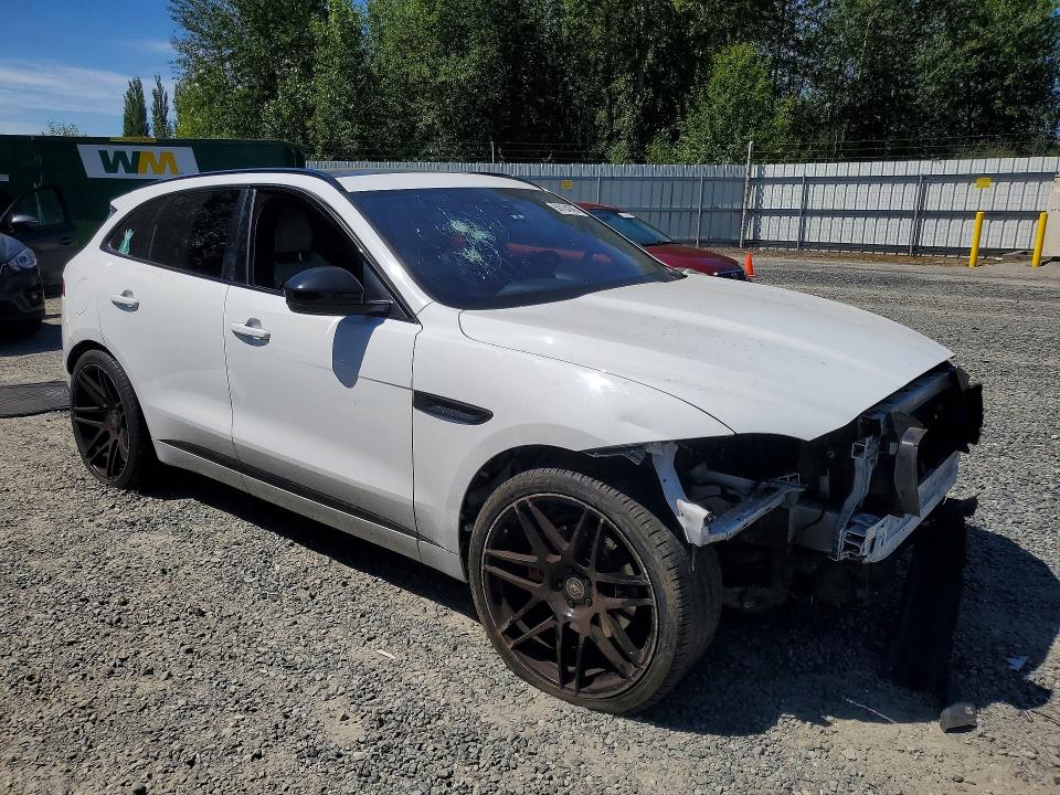 2018 Jaguar F-pace VIN SADCM2FV2JA250775 COPART salvage auction — FRONT END, Wa - Bill Of Sale, sold $3,650 on 2026-07-06 (photo 4)