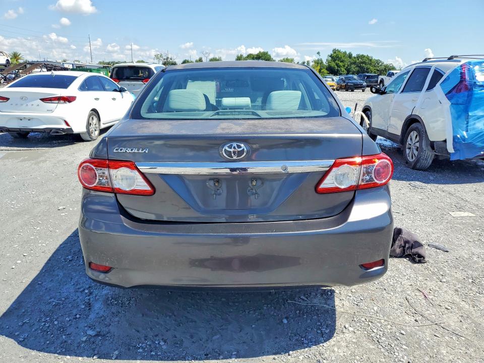2012 Toyota Corolla VIN 5YFBU4EE3CP020794 COPART salvage auction — MINOR DENT/SCRATCHES, Fl - Certificate Of Title, sold $1,550 on 2026-07-17 (photo 6)