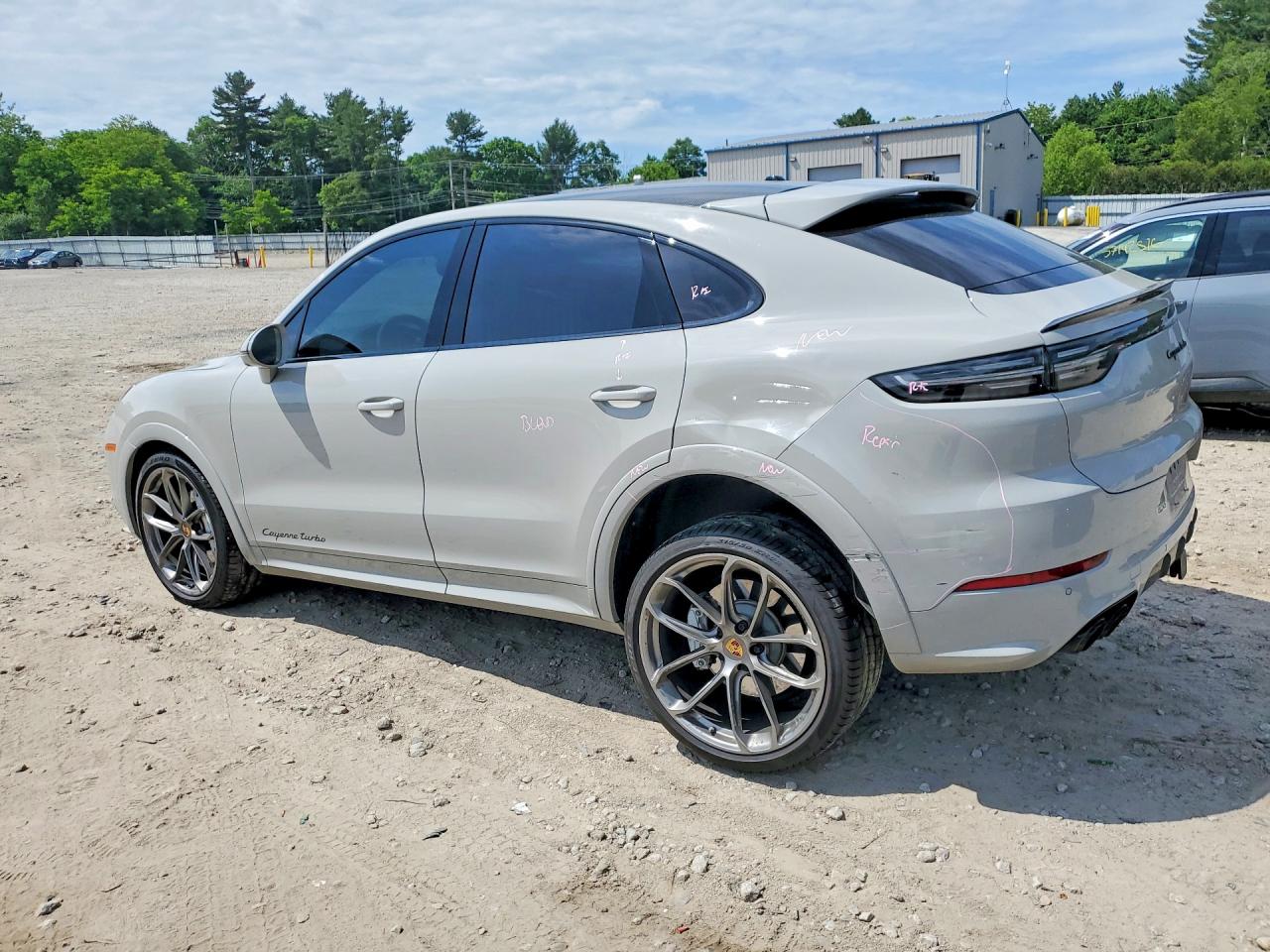 2020 Porsche Cayenne VIN WP1BF2AY8LDA65570 COPART salvage auction — Rear End, MA - CERT OF TITLE-SALVAGE, sold $37,500 on 2026-07-06 (photo 2)