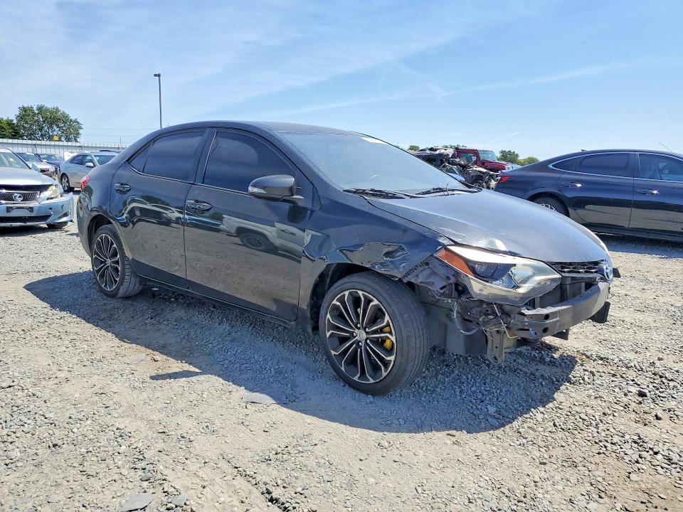 2016 Toyota Corolla VIN 5YFBURHE5GP484832 COPART salvage auction — FRONT END, Ca - Salvage Certificate, sold $3,150 on 2026-07-09 (photo 4)