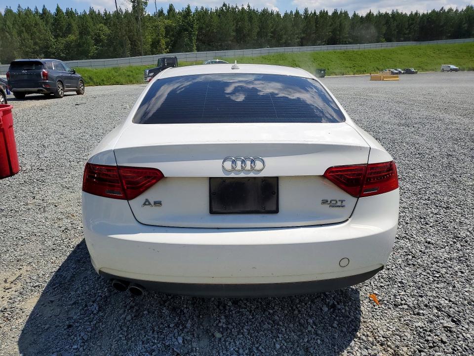 2013 Audi VIN WAUCFAFR7DA013705 COPART salvage auction — FRONT END, Nc - Salvage Certificate Of Title, sold $2,100 on 2026-08-27 (photo 6)