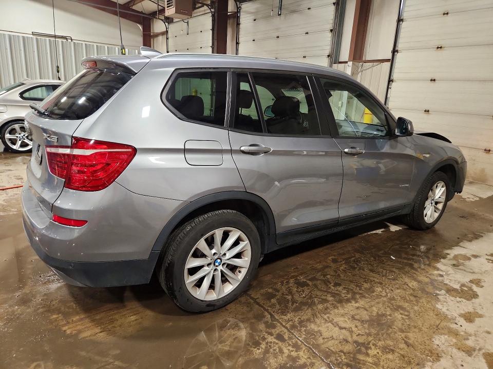2016 BMW X3 VIN 5UXWX9C56G0D88770 COPART salvage auction — FRONT END, Pa - Certificate Of Salvage, sold $1,200 on 2026-07-17 (photo 3)