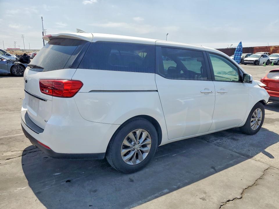 2020 Kia SEDONA VIN KNDMB5C18L6634803 COPART salvage auction — FRONT END, Ca - Salvage Certificate (P), sold $3,300 on 2026-07-08 (photo 3)