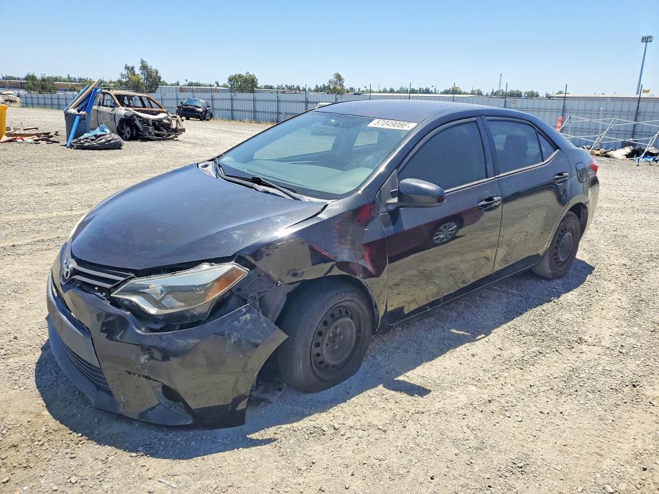 2014 Toyota Corolla VIN 5YFBURHE0EP157588 COPART salvage auction — FRONT END, Ca - Salvage Certificate, sold $375 on 2026-07-28 (photo 1)