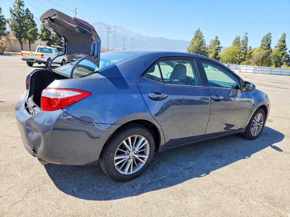 2015 Toyota VIN 5YFBURHE7FP238458 COPART salvage auction — REAR END, Ca - Salvage Certificate, sold $4,350 on 2026-07-07 (photo 3)