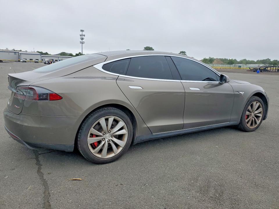 2015 Tesla VIN 5YJSA1H47FF097176 COPART salvage auction — FRONT END, Ny - Mv-907A Salvage Certificate, sold $5,900 on 2026-07-08 (photo 3)