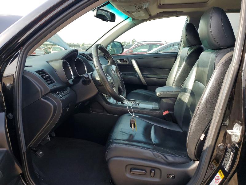 2013 Toyota Highlander VIN 5TDBK3EH2DS226966 COPART salvage auction — FRONT END, Tx - Salvage Vehicle Title, sold $5,300 on 2026-07-10 (photo 7)