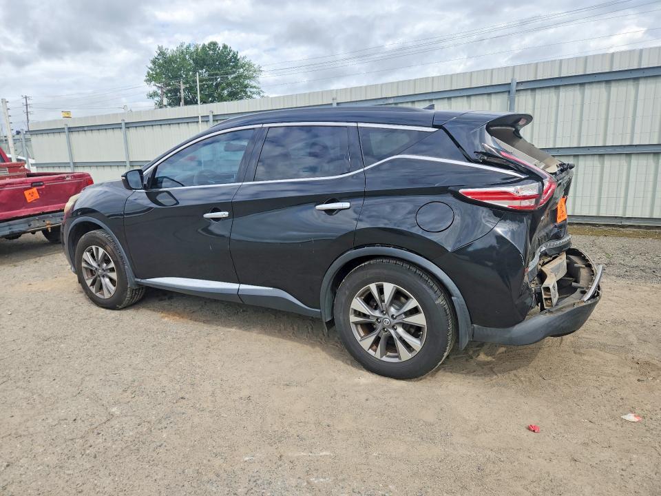 2015 Nissan Murano VIN 5N1AZ2MG1FN261366 COPART salvage auction — REAR END, La - Cert Of Title-Salvage, sold $1,000 on 2026-07-09 (photo 2)