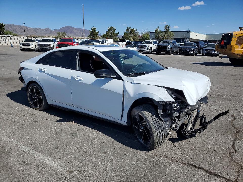 2021 Hyundai Elantra VIN KMHLR4AF4MU172488 COPART salvage auction — FRONT END, Tx - Salvage Vehicle Title, sold $1,600 on 2026-07-10 (photo 4)