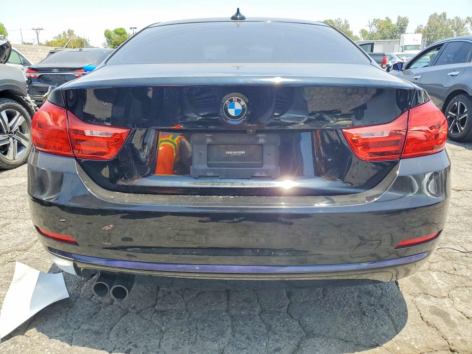 2014 BMW 4er VIN WBA3N7C55EF719065 COPART salvage auction — FRONT END, Ca - Salvage Certificate, sold $1,450 on 2026-07-02 (photo 6)