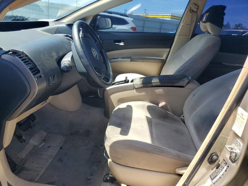 2004 Toyota Prius VIN JTDKB20U840001193 COPART salvage auction — FRONT END, Ca - Salvage Certificate, sold $325 on 2026-07-09 (photo 7)