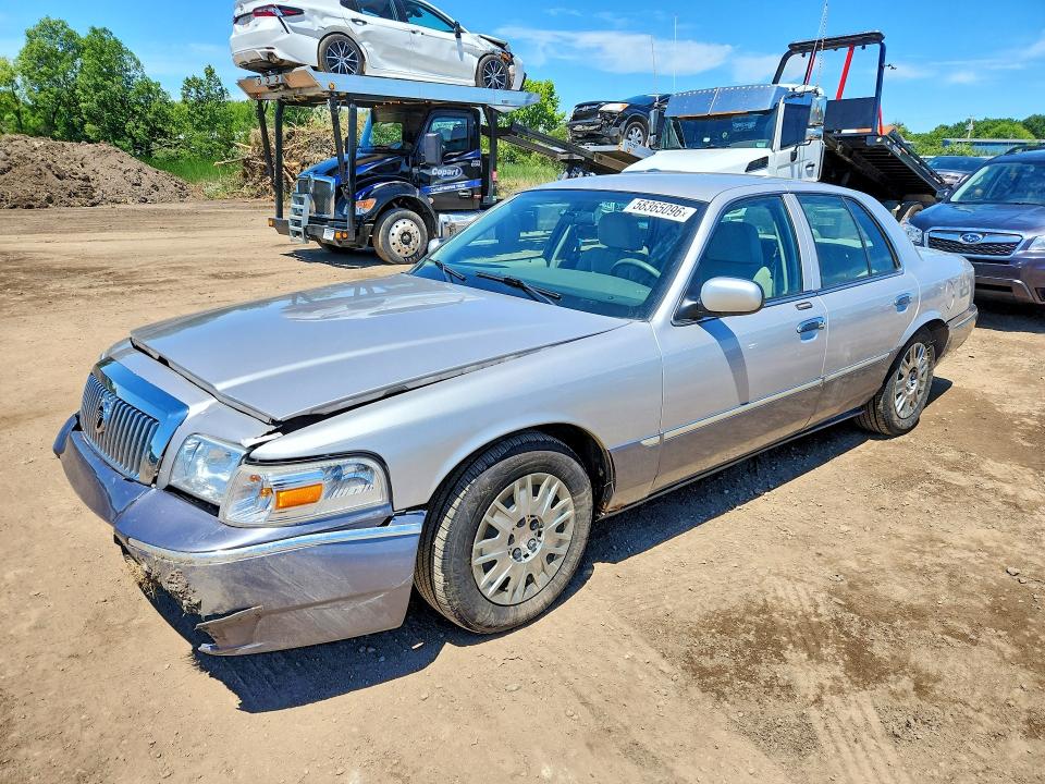 2006 Mercury Grand marquis VIN 2MEFM74V66X627002 COPART salvage auction — FRONT END, Oh - Cert Of Title-Salvage, sold $525 on 2026-07-09 (photo 1)