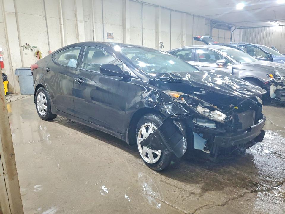 2016 Hyundai Elantra VIN KMHDH4AE2GU483422 COPART salvage auction — ROLLOVER, Salvage Title, sold $175 on 2026-07-21 (photo 4)