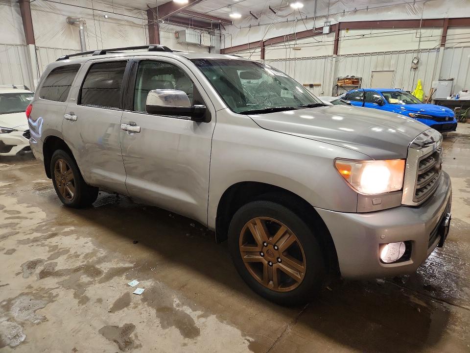 2008 Toyota Sequoia VIN 5TDBY68A08S005032 COPART salvage auction — FRONT END, Wi - Certificate Of Title, sold $2,350 on 2026-07-06 (photo 4)