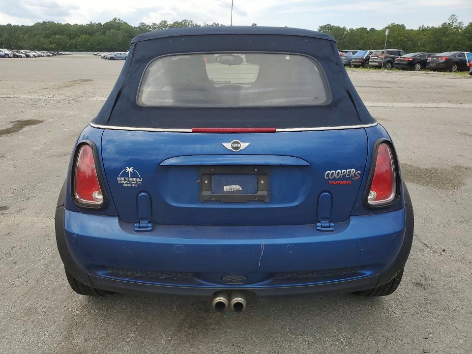 2008 Mini Cooper VIN WMWRH33528TL97209 COPART salvage auction — FRONT END, Ga - Cert Of Title-Salvage, sold $225 on 2026-08-06 (photo 6)
