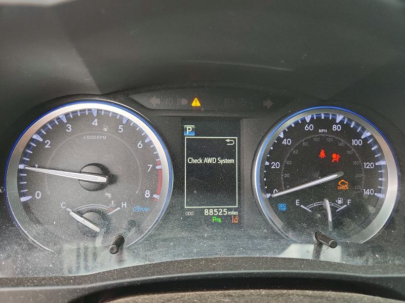 2019 Toyota Highlander VIN 5TDDZRFH9KS711091 COPART salvage auction — FRONT END, Nm - Cert Of Title-Salvage, sold $6,700 on 2026-07-09 (photo 9)