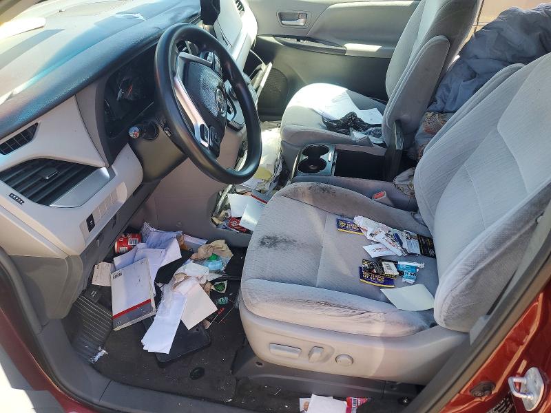 2017 Toyota Sienna VIN 5TDKZ3DC3HS772408 COPART salvage auction — BIOHAZARD/CHEMICAL, Ny - Certificate Of Title, sold $2,100 on 2026-07-13 (photo 7)