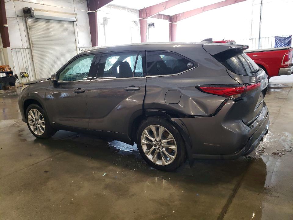 2023 Toyota Highlander VIN 5TDXBRCH0PS109323 COPART salvage auction — REAR END, Mn - Cert Of Title-Salvage, sold $22,600 on 2026-07-13 (photo 2)