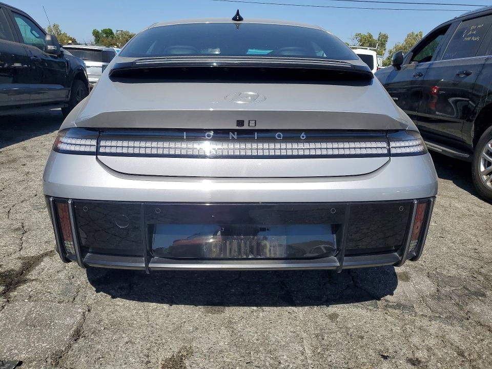 2023 Hyundai Ioniq 6 VIN KMHM34AAXPA053568 COPART salvage auction — FRONT END, Ca - Salvage Certificate, sold $6,700 on 2026-07-16 (photo 6)