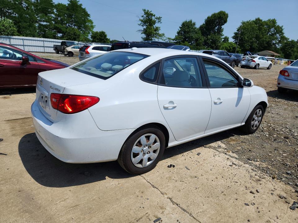 2007 Hyundai Elantra VIN KMHDU46D77U212562 COPART salvage auction — FRONT END, NY - MV-907A SALVAGE CERTIFICATE, sold $450 on 2026-07-15 (photo 3)